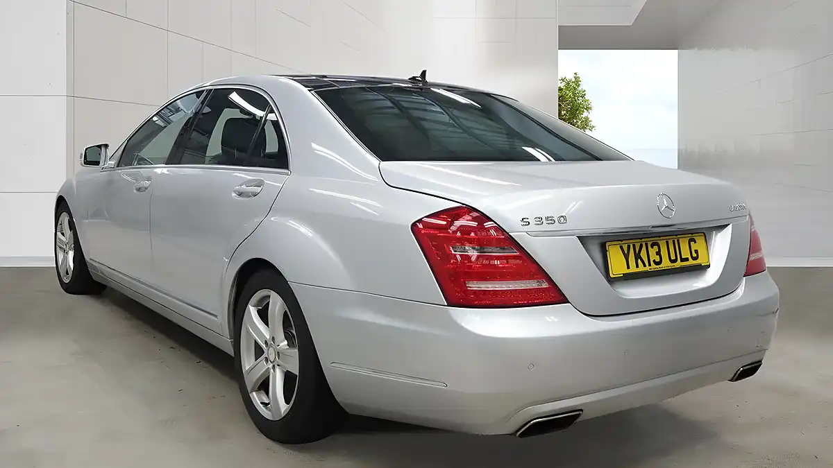 Used 2013 Mercedes-Benz S Class S350L Silver - Interior and Exterior details 6