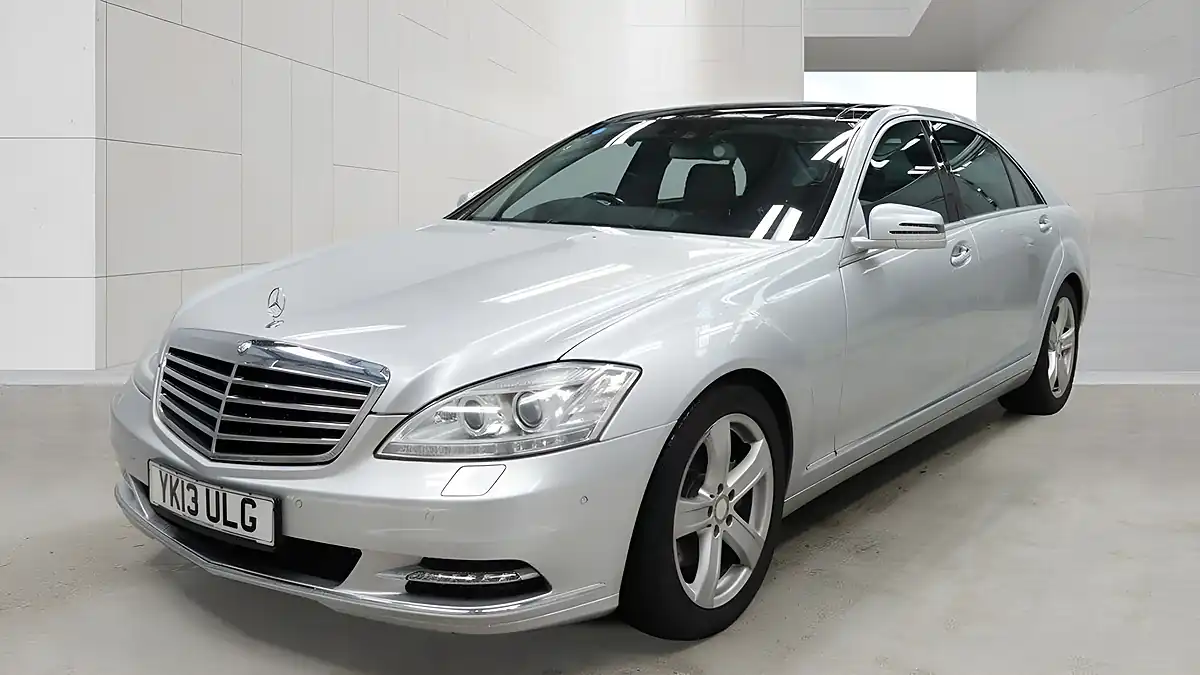 Used 2013 Mercedes-Benz S Class S350L Silver - Interior and Exterior details 9