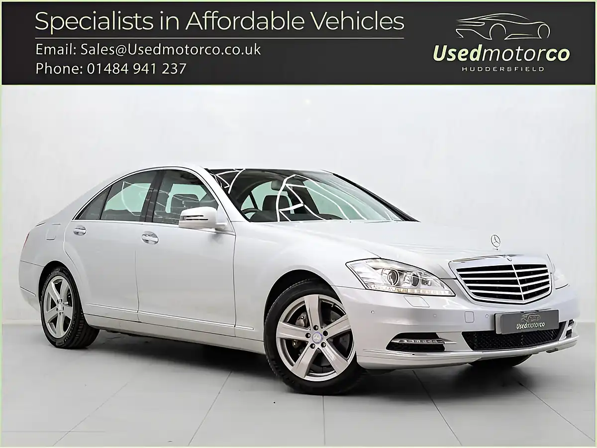 Used 2013 Mercedes-Benz S Class Silver - Front View