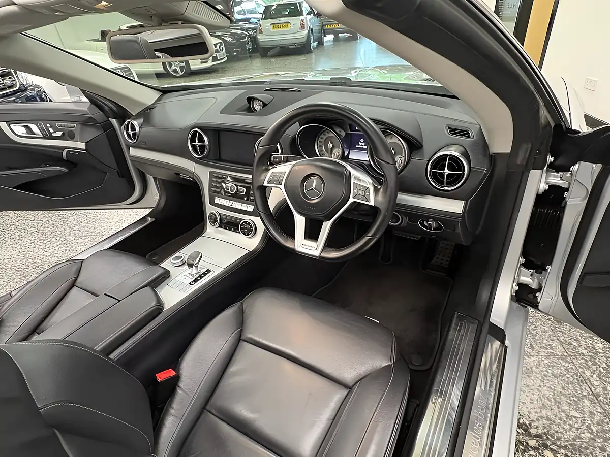 Used 2013 Mercedes-Benz Sl Class Convertible Silver - Interior and Exterior details 8