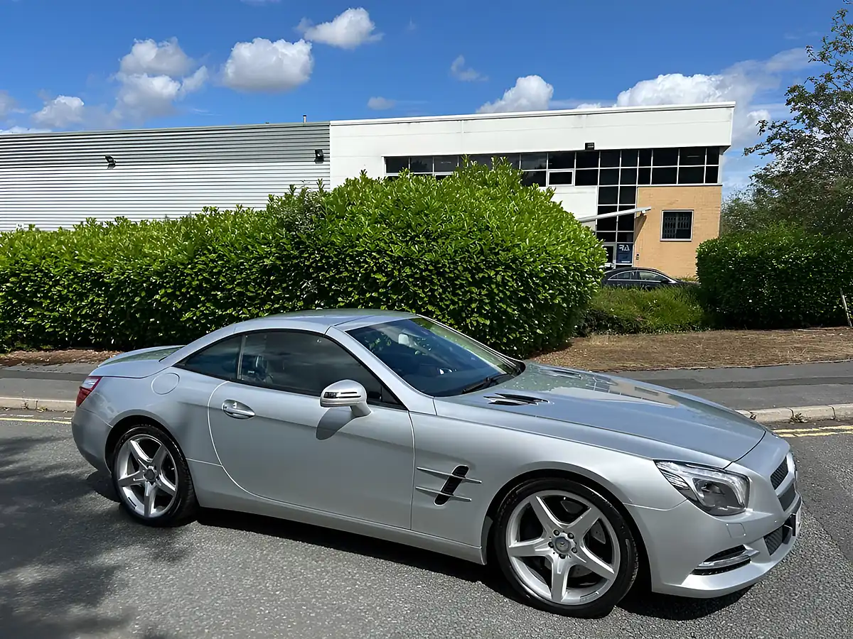 Used 2013 Mercedes-Benz Sl Class Designo Wood Iridium Silver Metallic - Interior and Exterior details 2