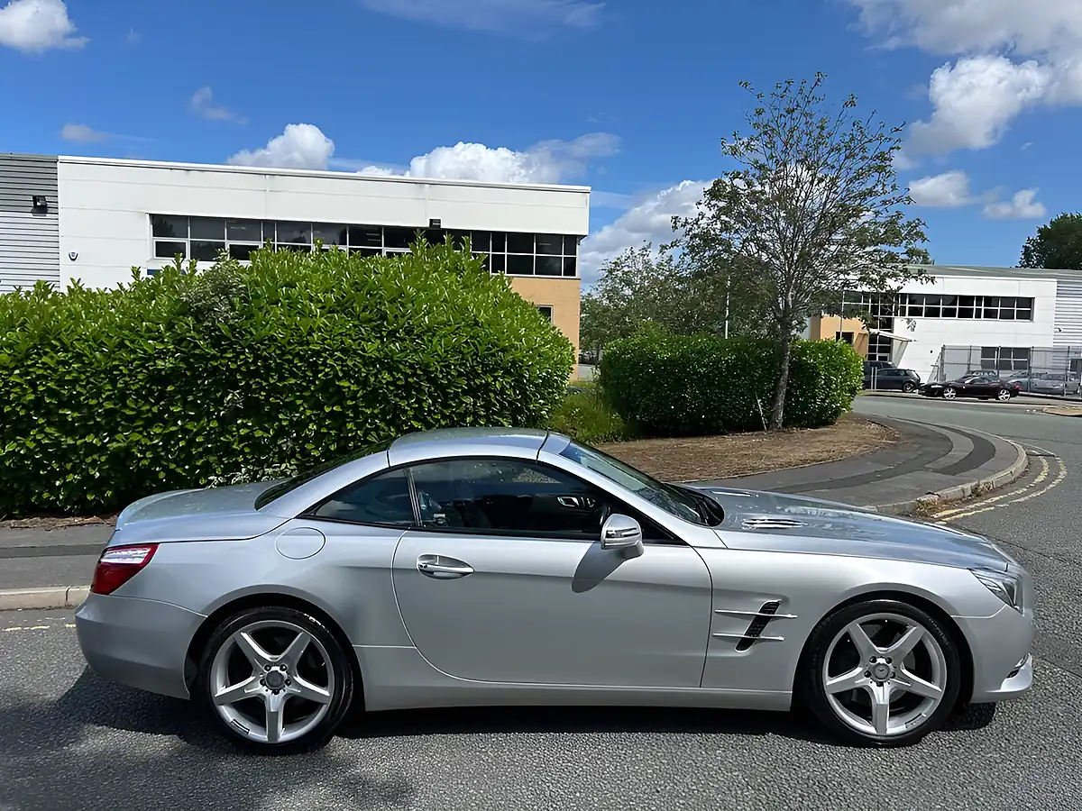 Used 2013 Mercedes-Benz Sl Class Designo Wood Iridium Silver Metallic - Interior and Exterior details 3