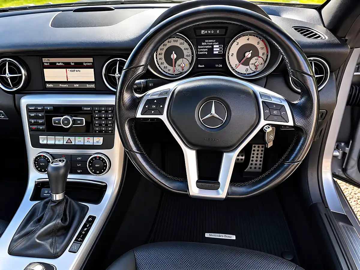 Used 2013 Mercedes-Benz Slk Silver - Interior and Exterior details 11