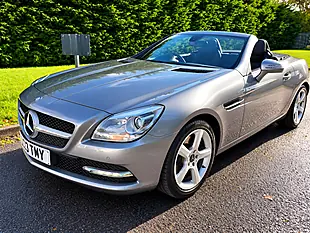 Used 2013 Mercedes-Benz Slk Silver - Interior and Exterior details 2