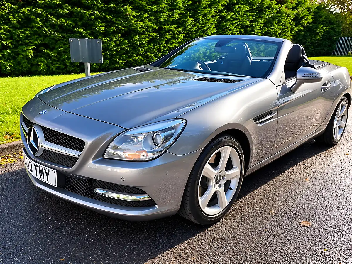 Used 2013 Mercedes-Benz Slk Silver - Interior and Exterior details 2