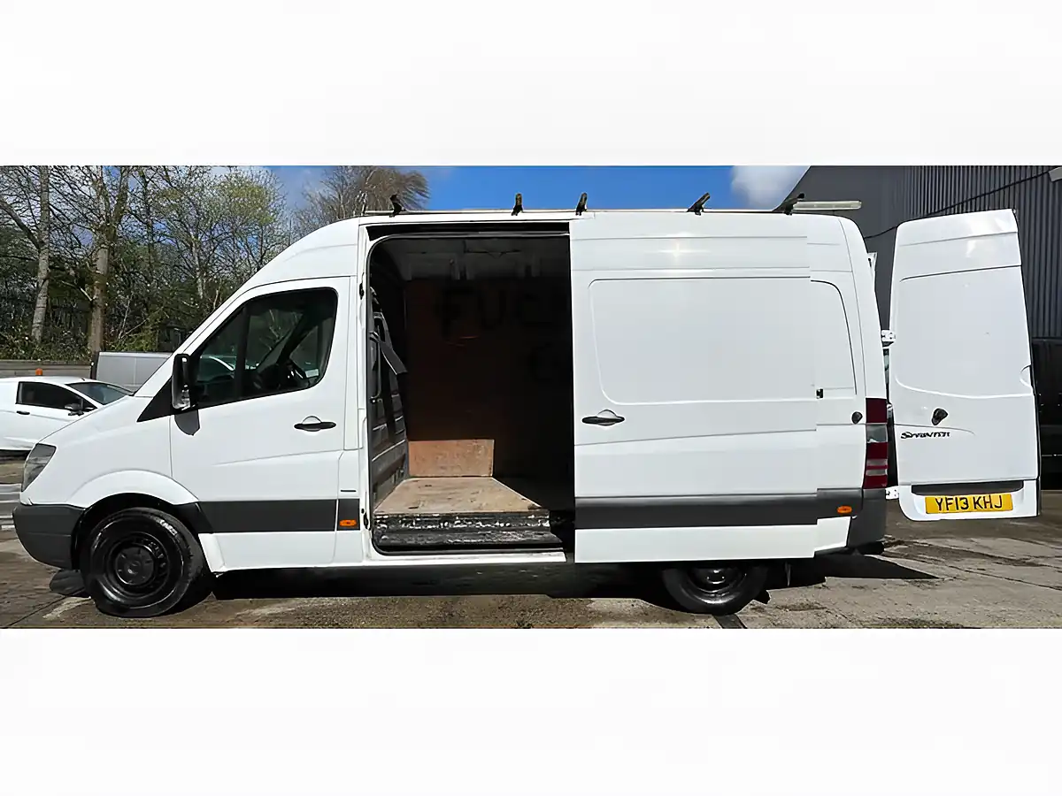 Used 2013 Mercedes-Benz Sprinter Panel Van L2 White - Interior and Exterior details 9