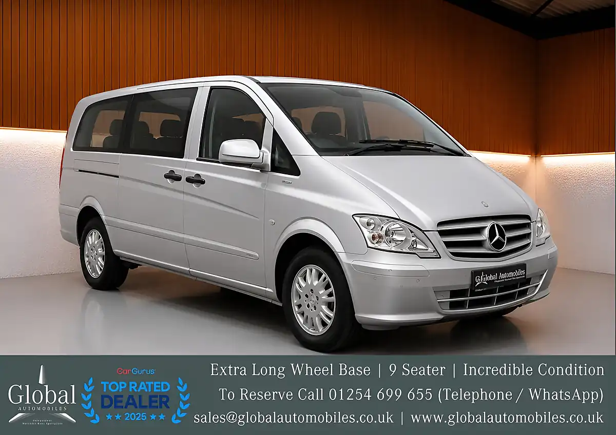 Used 2013 Mercedes-Benz Vito Traveliner Brilliant Silver Metallic - Front View