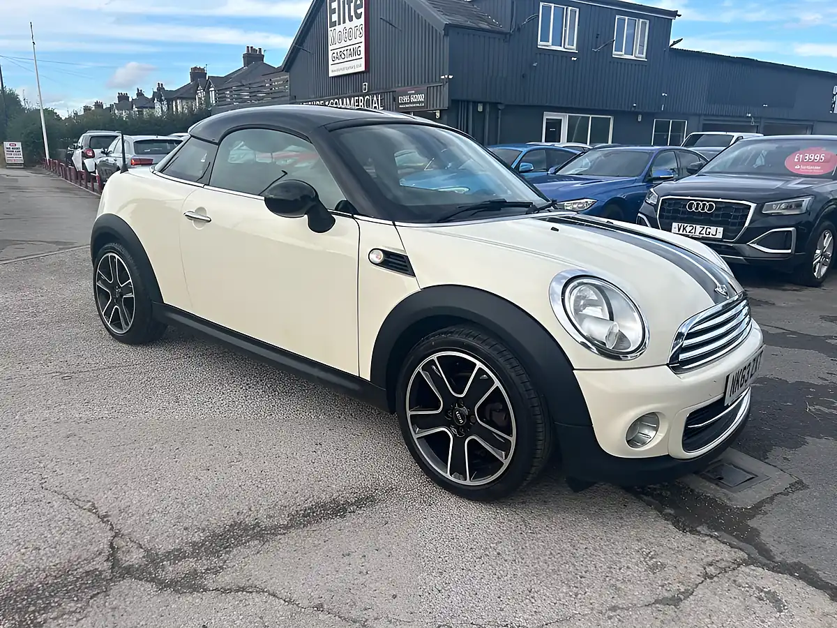 Used 2013 MINI Coupe Cooper Coupe White - Front View