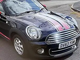 Used 2013 MINI Coupe Cooper (pepper Pack) Midnight Black Metallic - Interior and Exterior details 2