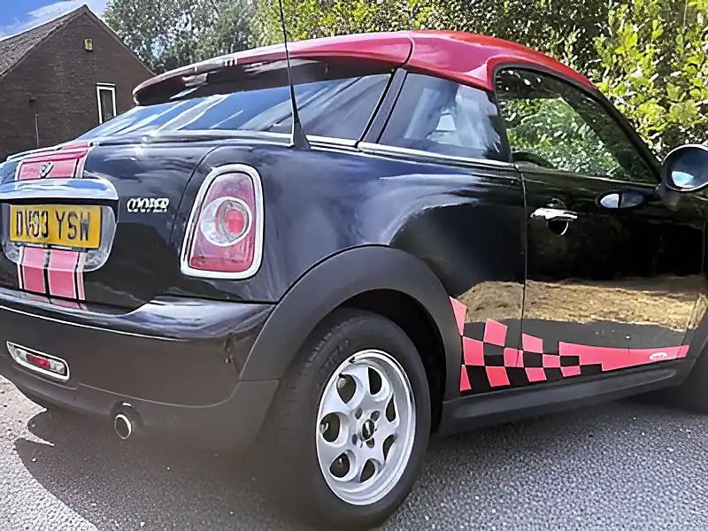 Used 2013 MINI Coupe Cooper (pepper Pack) Midnight Black Metallic - Interior and Exterior details 3