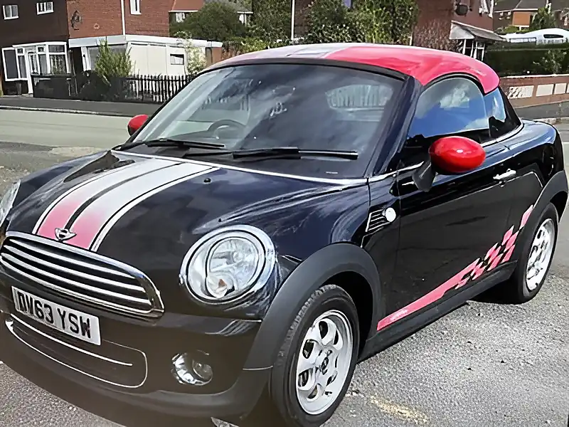Used 2013 MINI Coupe Cooper (pepper Pack) Midnight Black Metallic - Interior and Exterior details 4