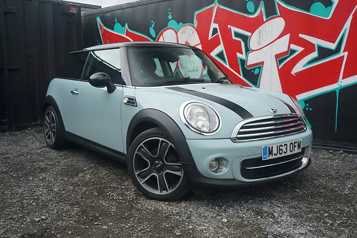 Used 2013 MINI Hatch Cooper Blue - Front View