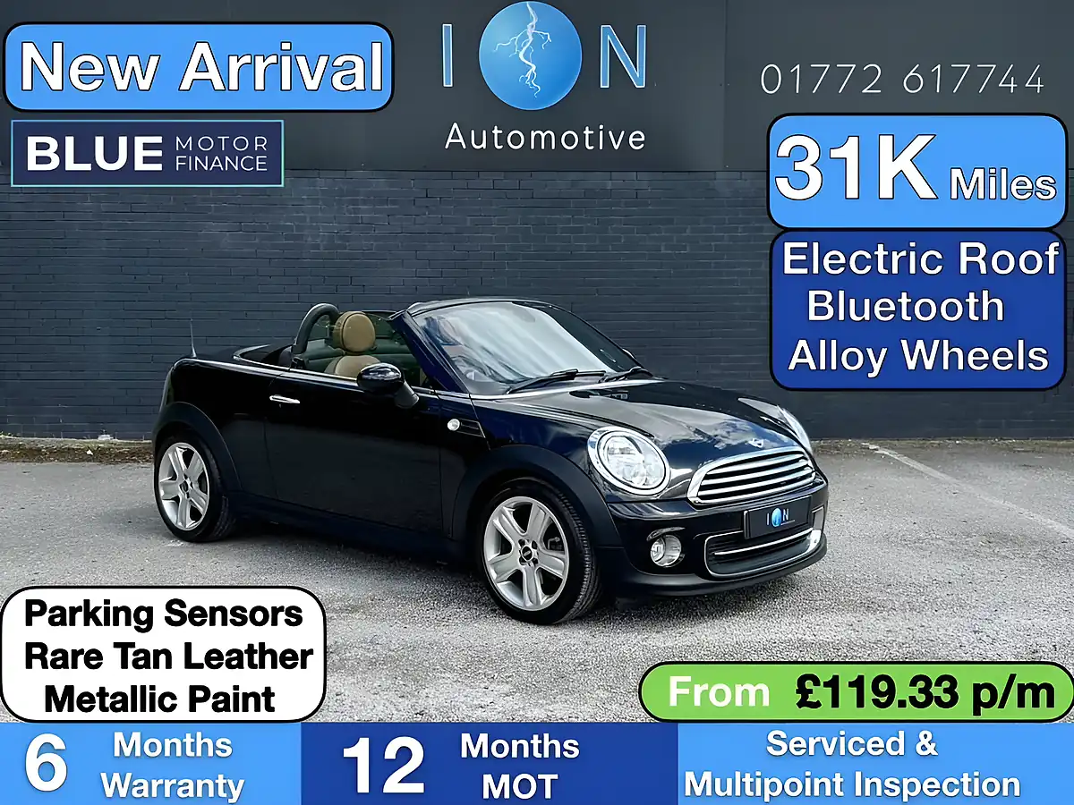 Used 2013 MINI Roadster Cooper Midnight Black Metallic - Front View