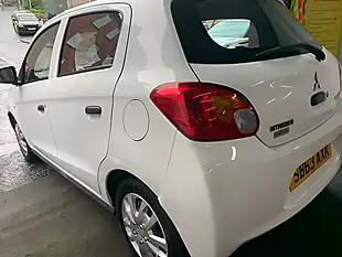 Used 2013 Mitsubishi Mirage 1 White - Interior and Exterior details 16