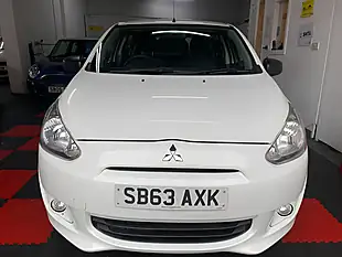 Used 2013 Mitsubishi Mirage 1 White - Interior and Exterior details 2