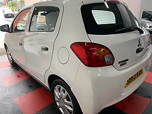 Used 2013 Mitsubishi Mirage 1 White - Interior and Exterior details 4
