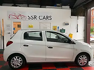 Used 2013 Mitsubishi Mirage 1 White - Interior and Exterior details 7