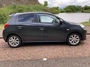 Used 2013 Mitsubishi Mirage 3 Grey - Interior and Exterior details 2