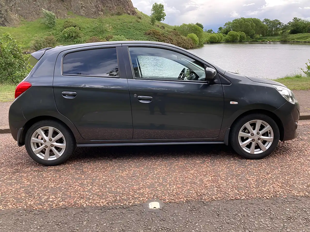 Used 2013 Mitsubishi Mirage 3 Grey - Interior and Exterior details 2