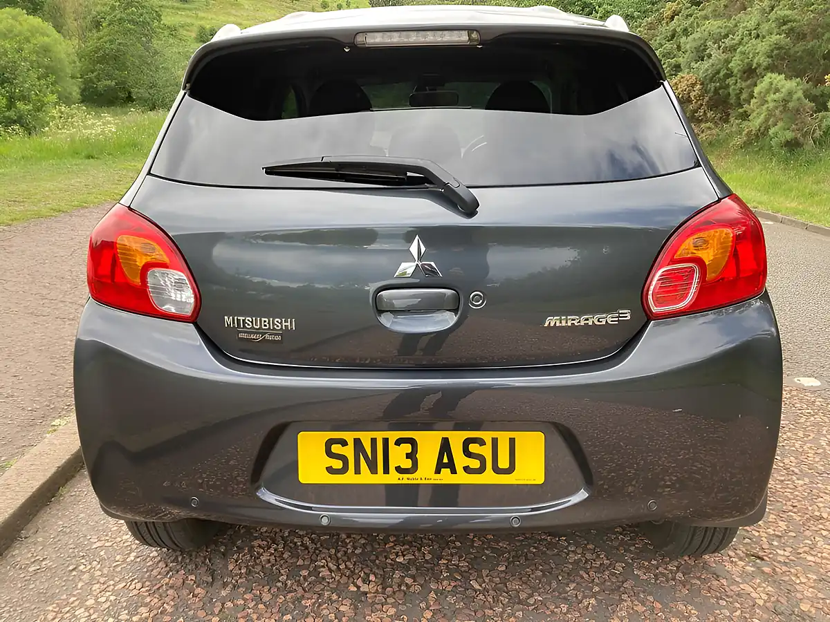 Used 2013 Mitsubishi Mirage 3 Grey - Interior and Exterior details 4
