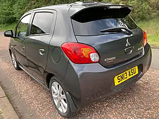 Used 2013 Mitsubishi Mirage 3 Grey - Interior and Exterior details 5