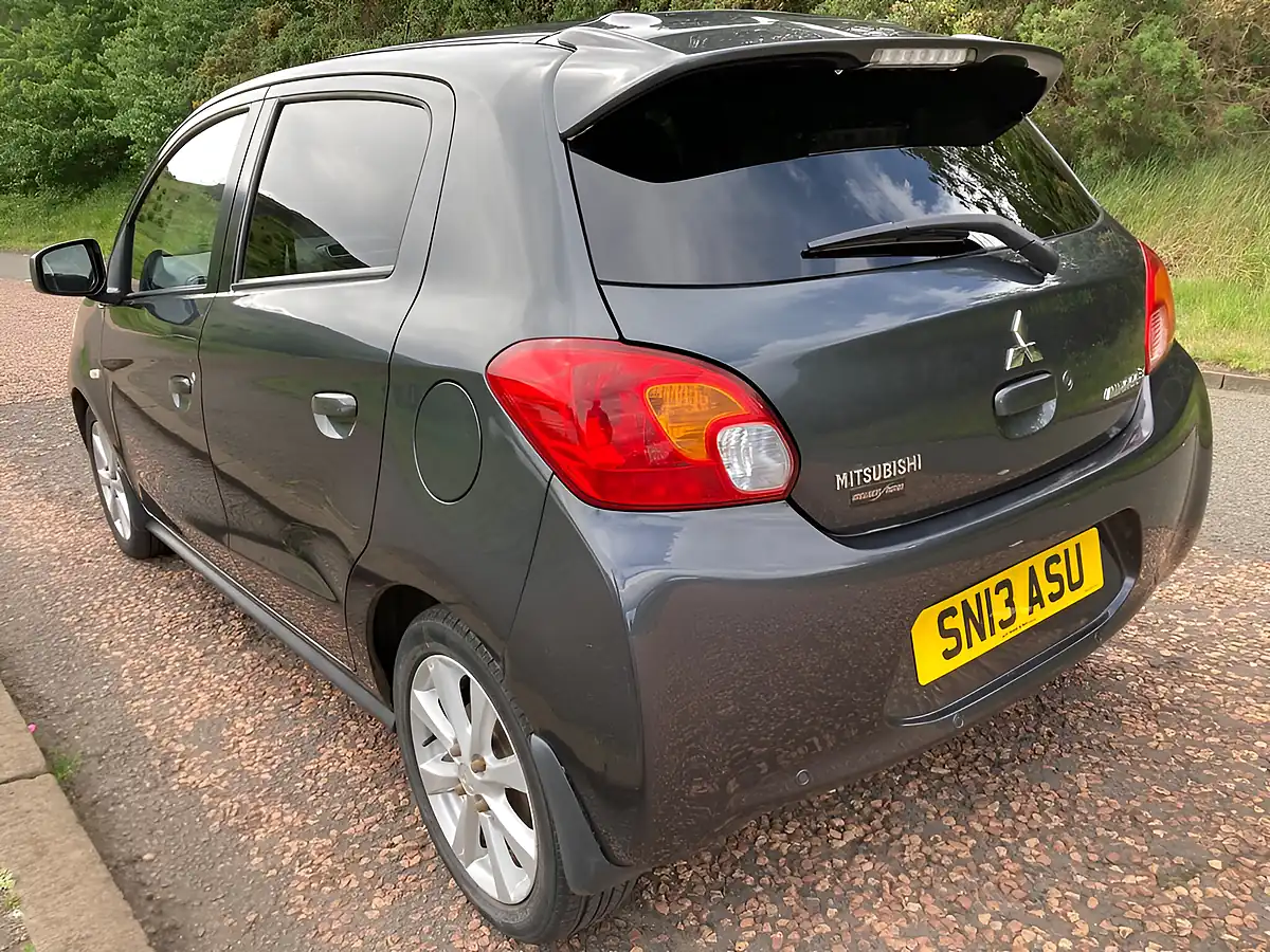 Used 2013 Mitsubishi Mirage 3 Grey - Interior and Exterior details 5