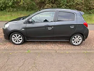 Used 2013 Mitsubishi Mirage 3 Grey - Interior and Exterior details 6