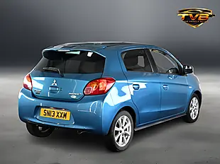 Used 2013 Mitsubishi Mirage Mirage 3 Reef Blue - Interior and Exterior details 2