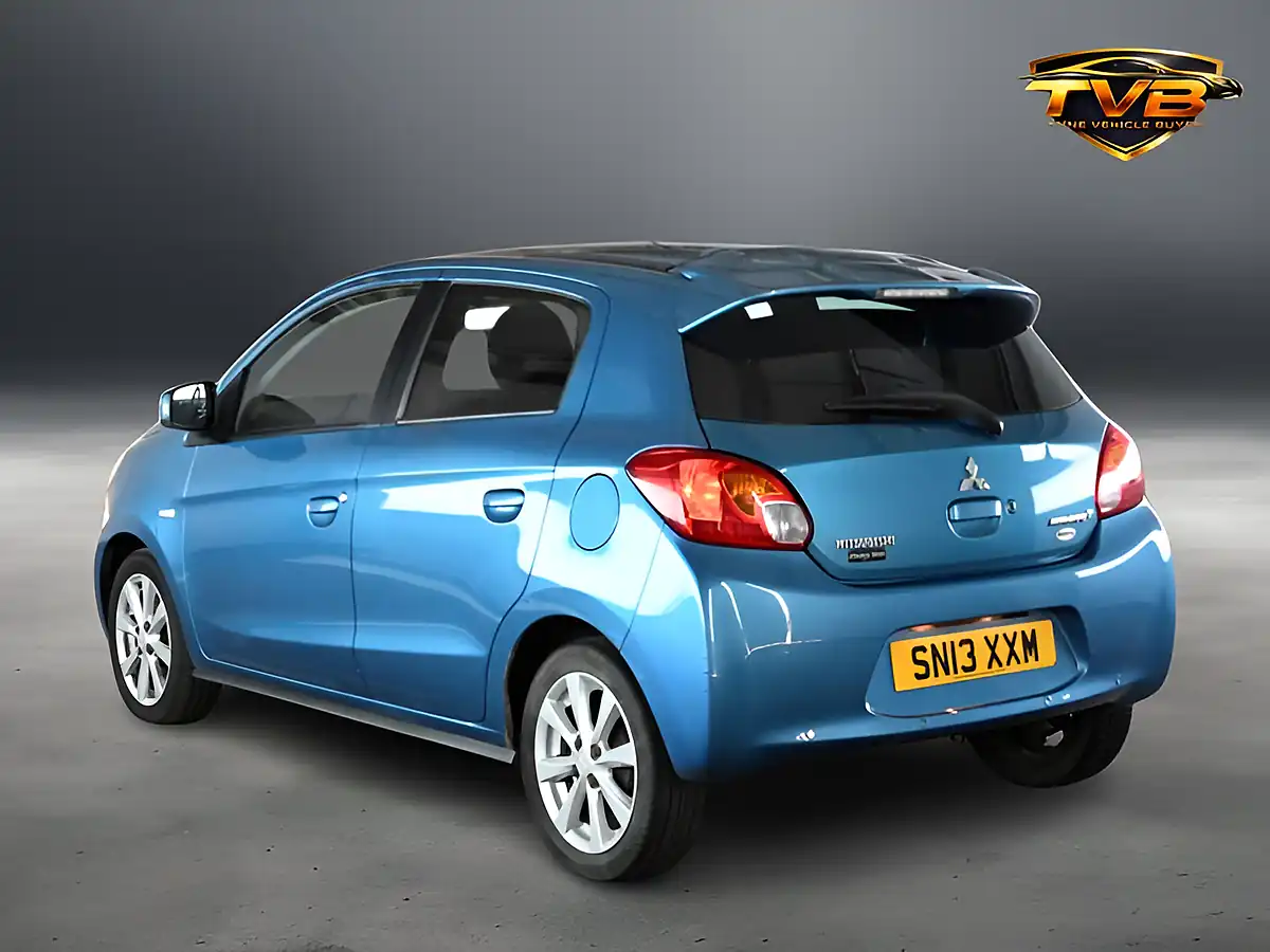 Used 2013 Mitsubishi Mirage Mirage 3 Reef Blue - Interior and Exterior details 3