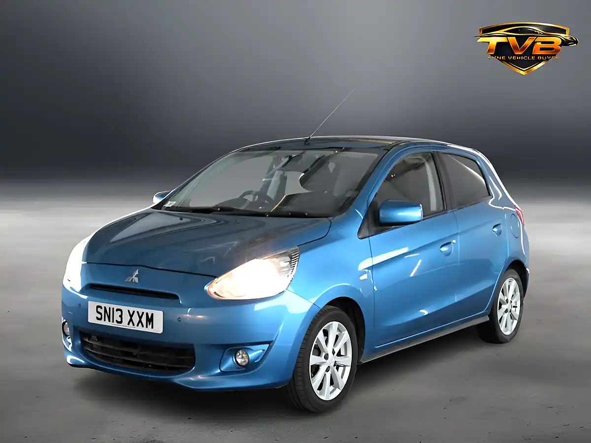 Used 2013 Mitsubishi Mirage Mirage 3 Reef Blue - Interior and Exterior details 4