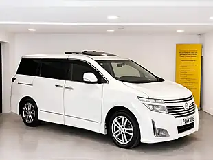 Used 2013 Nissan Elgrand Highway Star White - Interior and Exterior details 10