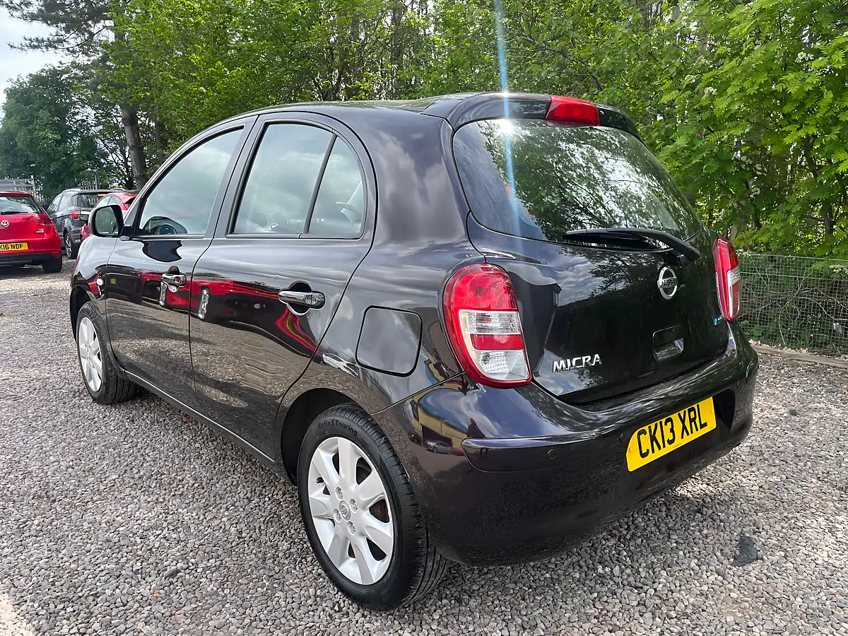 Used 2013 Nissan Micra Acenta Black - Interior and Exterior details 4
