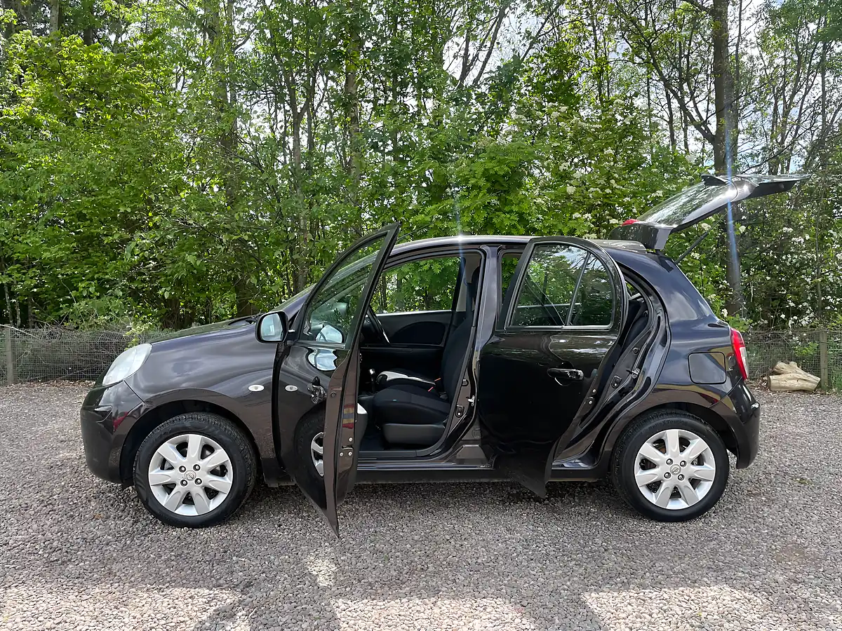 Used 2013 Nissan Micra Acenta Black - Interior and Exterior details 8