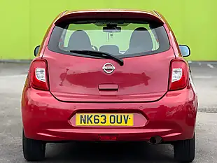 Used 2013 Nissan Micra Acenta Red - Interior and Exterior details 6