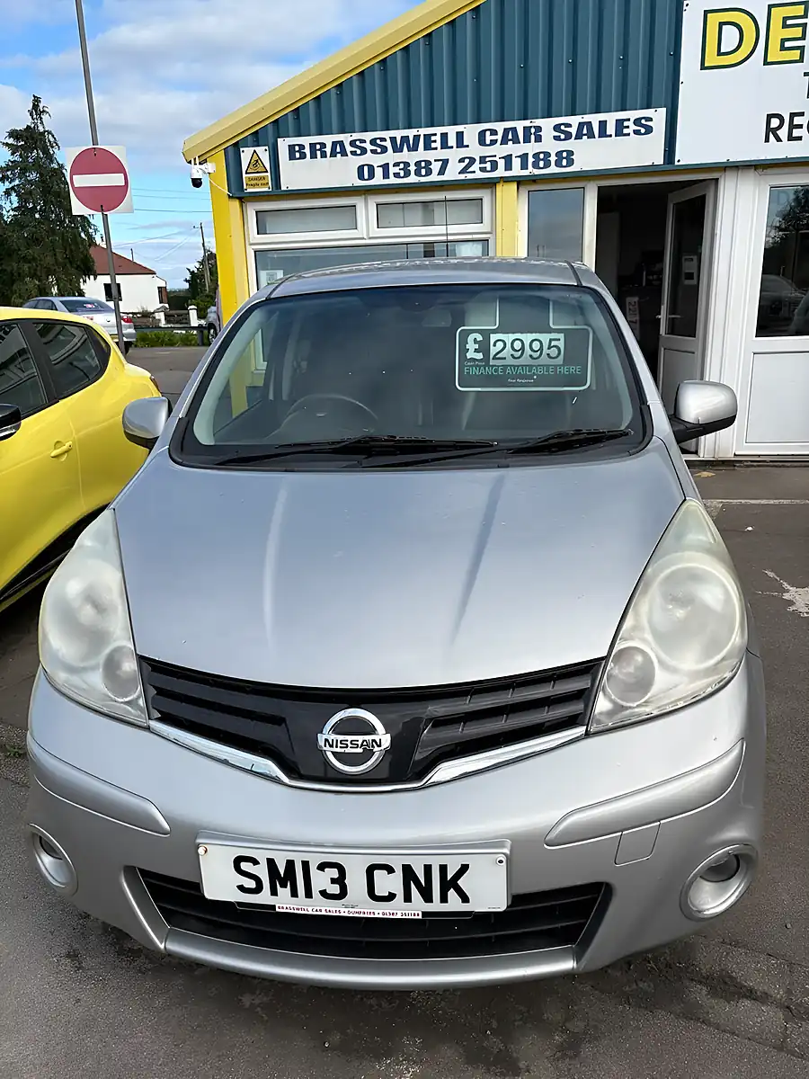 Used 2013 Nissan Note N-Tec+ Silver - Front View