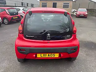 Used 2013 Peugeot 107 Access Red - Interior and Exterior details 4
