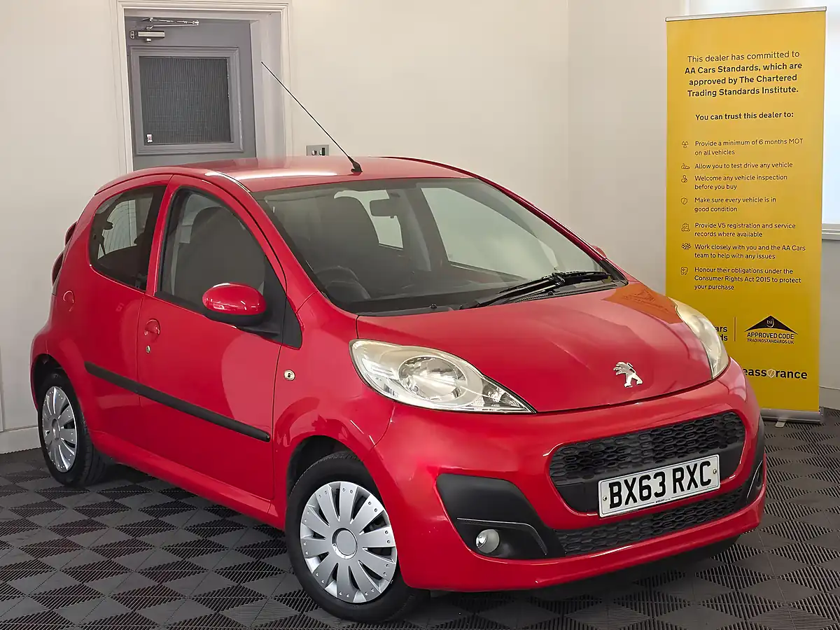Used 2013 Peugeot 107 Active 2 Red - Interior and Exterior details 3