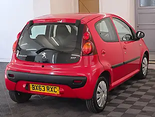 Used 2013 Peugeot 107 Active 2 Red - Interior and Exterior details 4