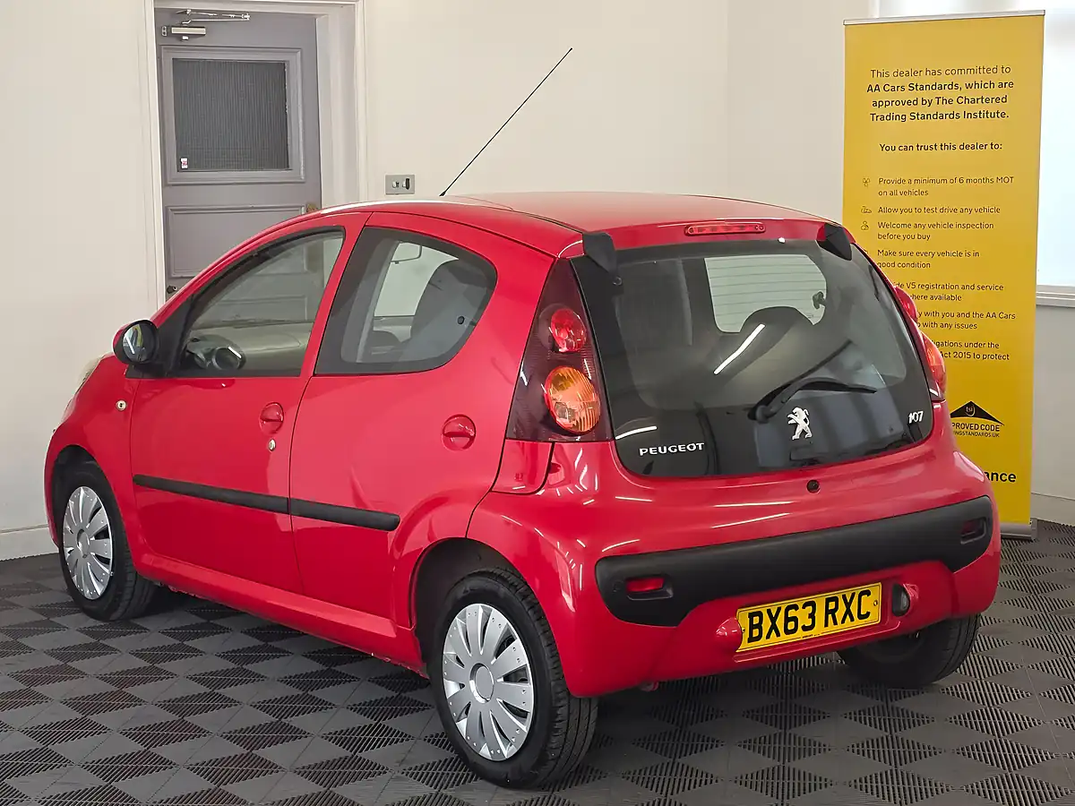 Used 2013 Peugeot 107 Active 2 Red - Interior and Exterior details 6