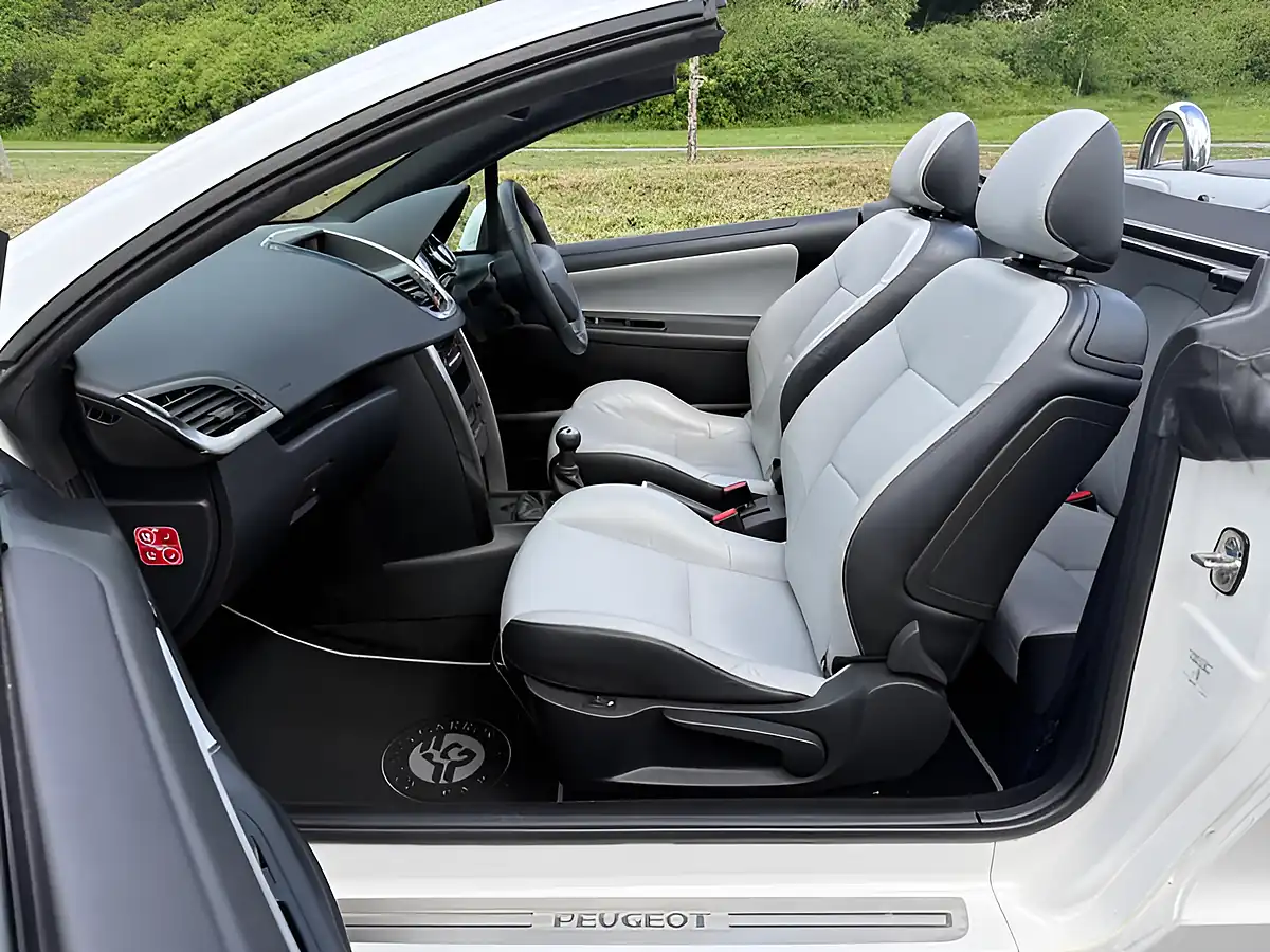 Used 2013 Peugeot 207 Cc Roland Garros White - Interior and Exterior details 13