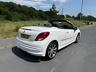 Used 2013 Peugeot 207 Cc Roland Garros White - Interior and Exterior details 2