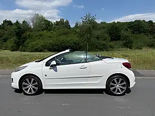 Used 2013 Peugeot 207 Cc Roland Garros White - Interior and Exterior details 5