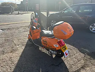 Used 2013 Piaggio Vespa Gts 125 Supersport Orange - Interior and Exterior details 5