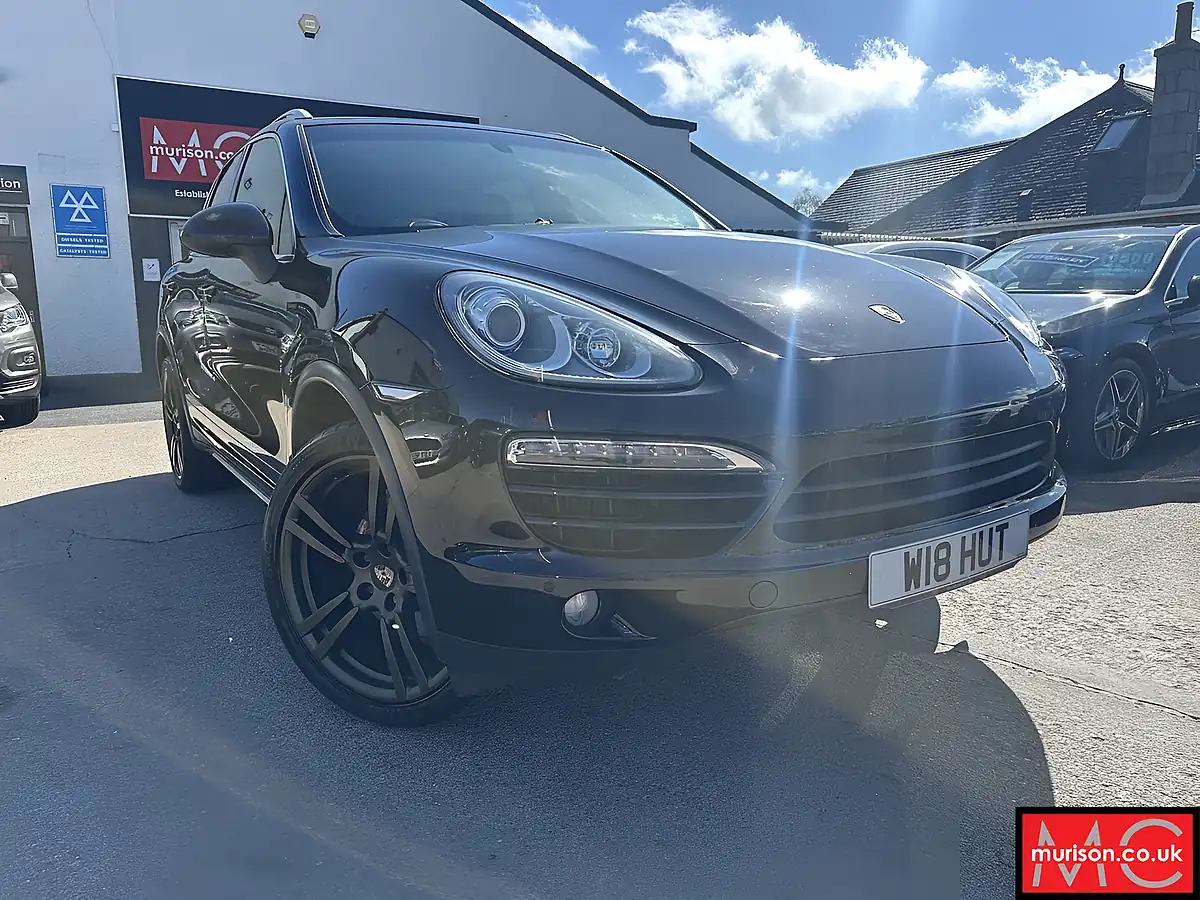 Used 2013 Porsche Cayenne Black - Front View