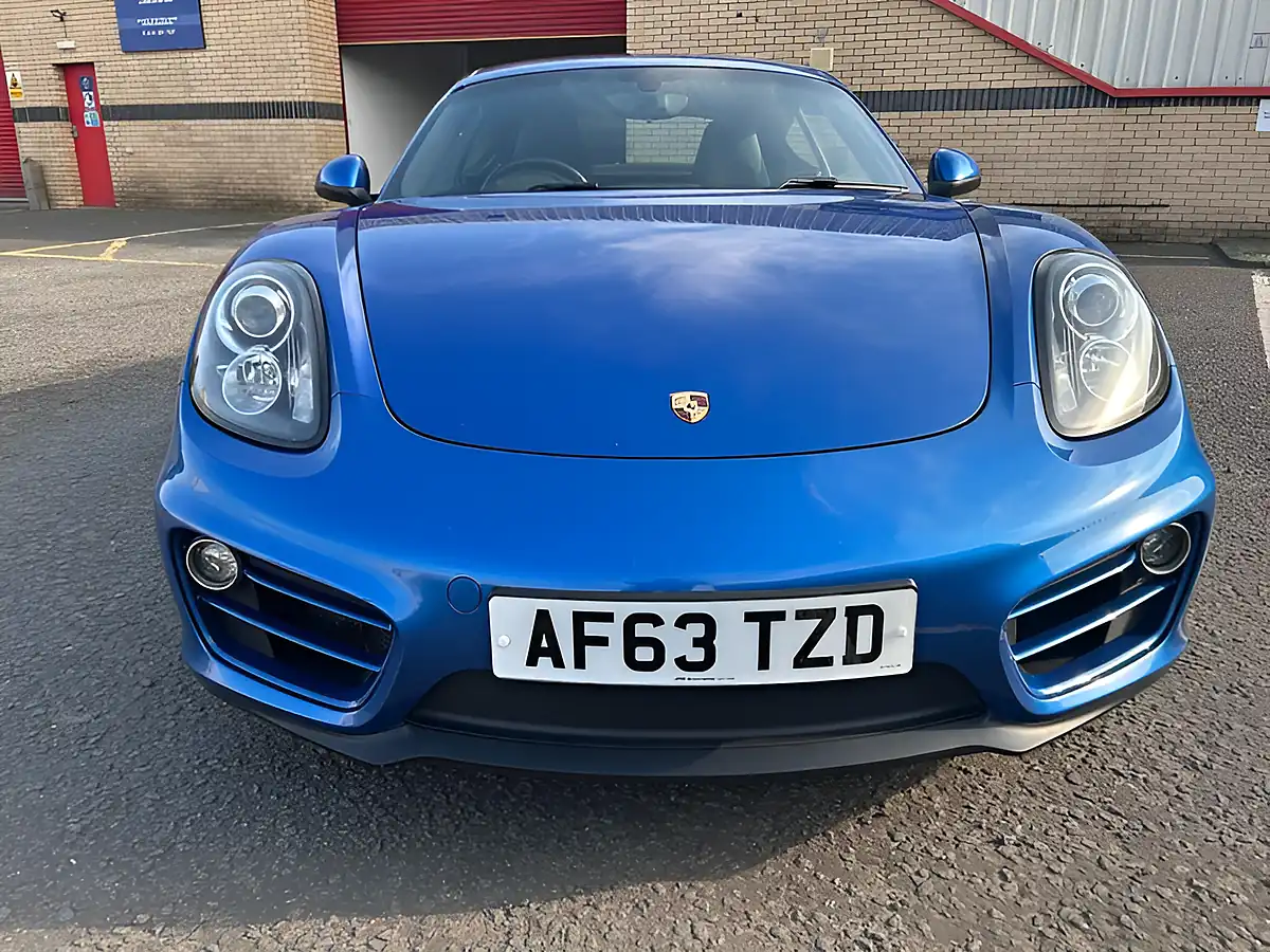 Used 2013 Porsche Cayman 981 Euro 5 Aqua Blue - Interior and Exterior details 2