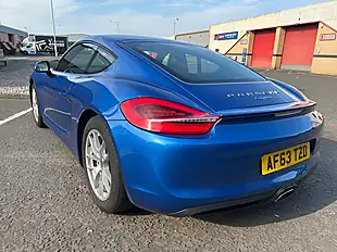 Used 2013 Porsche Cayman 981 Euro 5 Aqua Blue - Interior and Exterior details 4