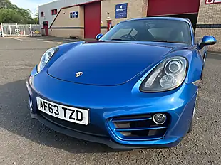 Used 2013 Porsche Cayman 981 Euro 5 Aqua Blue - Interior and Exterior details 6