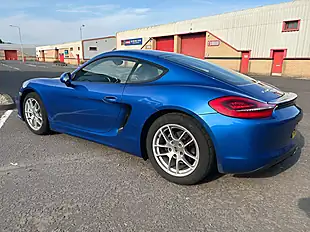 Used 2013 Porsche Cayman 981 Euro 5 Aqua Blue - Interior and Exterior details 7