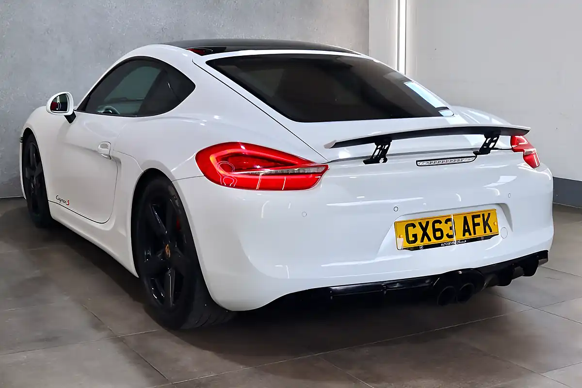 Used 2013 Porsche Cayman 981 S Coupe White - Interior and Exterior details 2