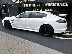 Used 2013 Porsche Panamera Platinum Edition White - Interior and Exterior details 4